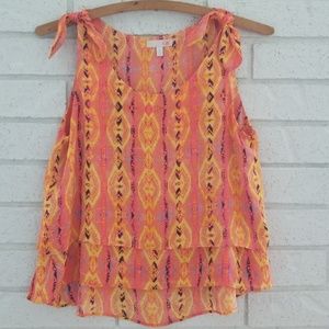 Gianni Bini High Low Flowy Top